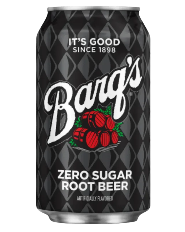 Barq's Zero Sugar Root Beer packaging
