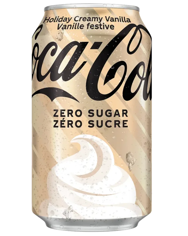 Coca-Cola Vanilla Zero Sugar packaging