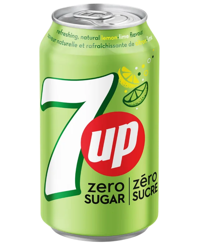 7UP Zero Sugar packaging