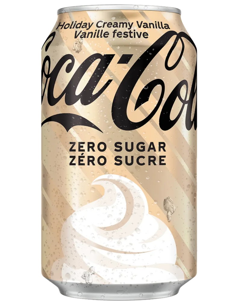 Coca-Cola Vanilla Zero Sugar packaging